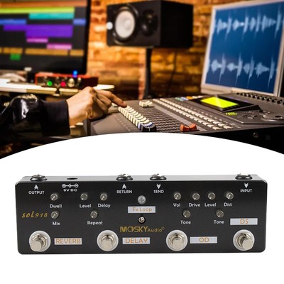 Multi Effects Guitar Pedal Wide Range Compact Size Electric Guitar Effector