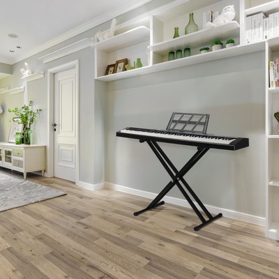 Glarry GPP-105 88 Key Full Size Semi-Weighted Piano With X Stand,MIDI Bluetooth