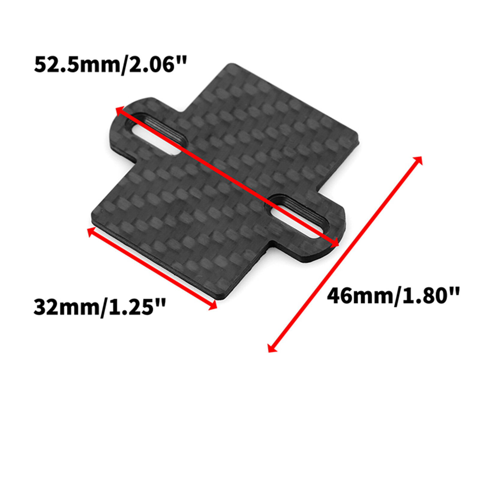 Carbon Fiber ESC Mounting Fixing Plate Upgrade for TRAXXAS Slash 4WD 2WD RC Car