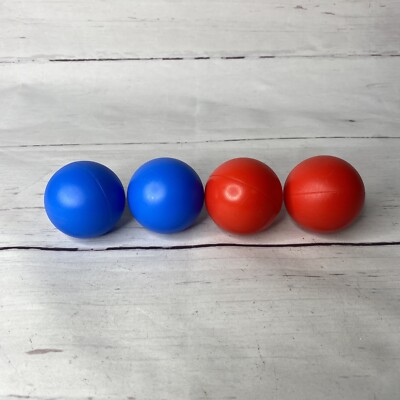 4 Lego Hard Plastic Balls 52mm (2'') Mindstorms  Robotics Duplo Ball Tube