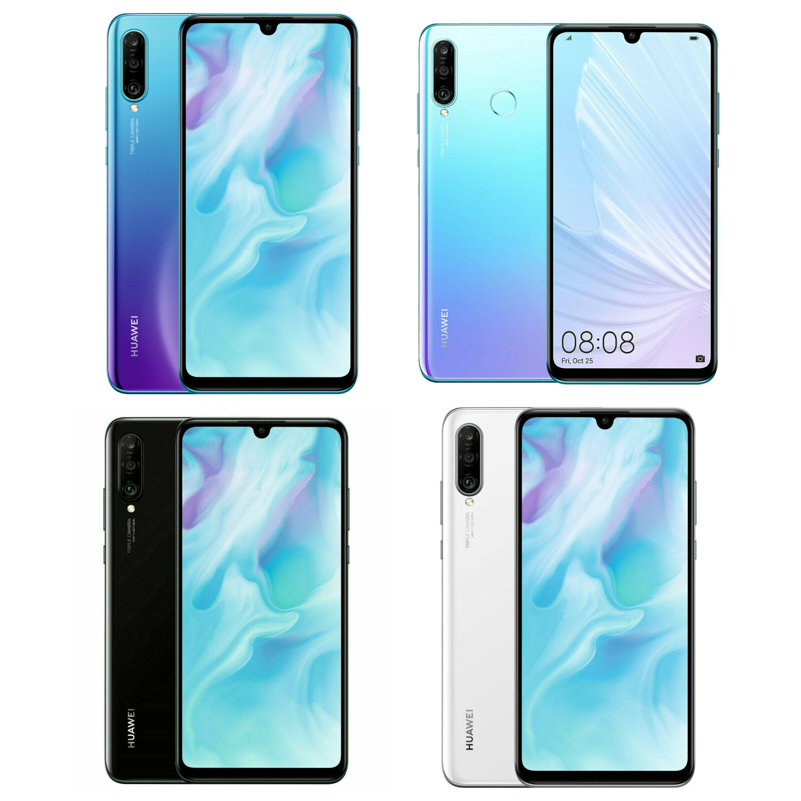 Купить Huawei P30 lite 128GB NEU Dual SIM 6,15 Smartphone Handy Telefon 48  MP OVP , цена 64 990 руб — (166058514828), США