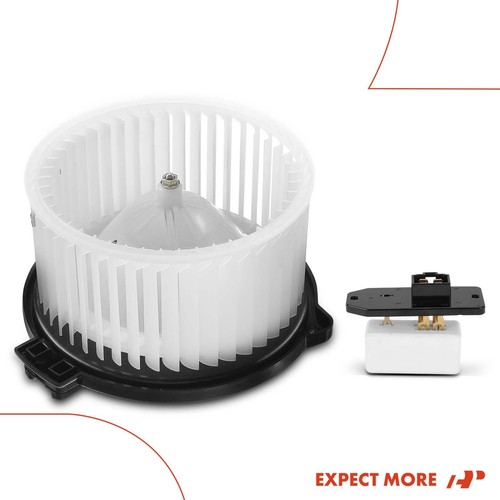 Front HVAC Blower Motor w/ Fan Cage& Resistor Kits for Toyota Tundra 2000-2006