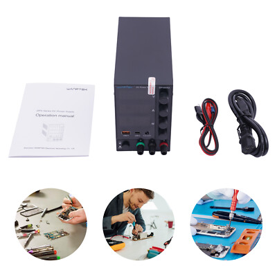 Lab 60V 5A Variable Adjustable Power Supply Switching Regulated DC Bench AC110V