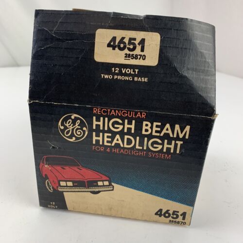 GE High Beam Headlamp Head Light 4651