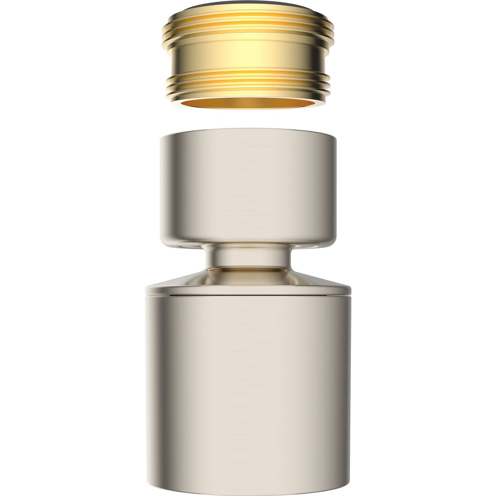 Faucet Aerator, 360° Swivel Kitchen Sink Aerator, Dual-function 2-Flow Sprayer