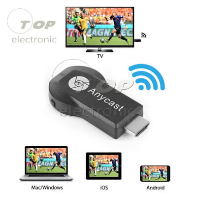 AnyCast M9 Plus WiFi Display Receiver HDMI 1080P TV DLNA Airplay Miracast New
