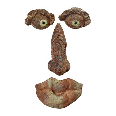 Funny Old Man Tree Hugger Sculpture Whimsical Garden Yard Outdoor 3D Face Decor