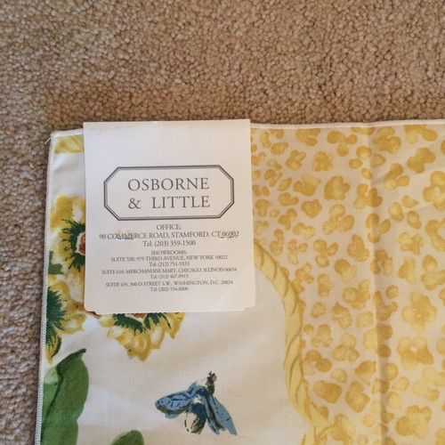 NINA CAMPBELL Osborne & Little Bagatelle Floral Roses Cotton England New 26