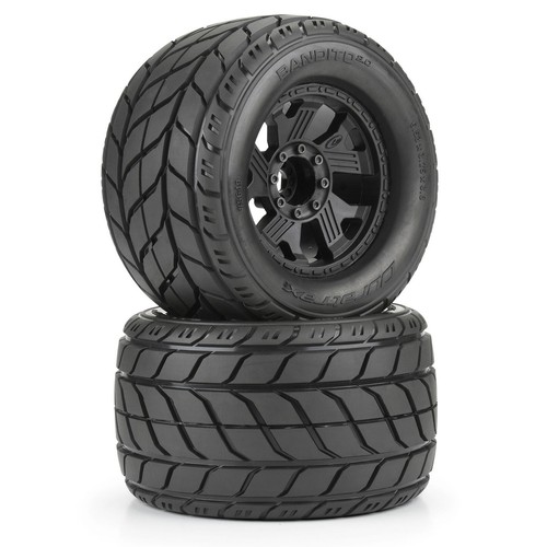 Duratrax DTX564910 1/8 Bandito 2.0 F/R Tires Mounted w/ 3.8