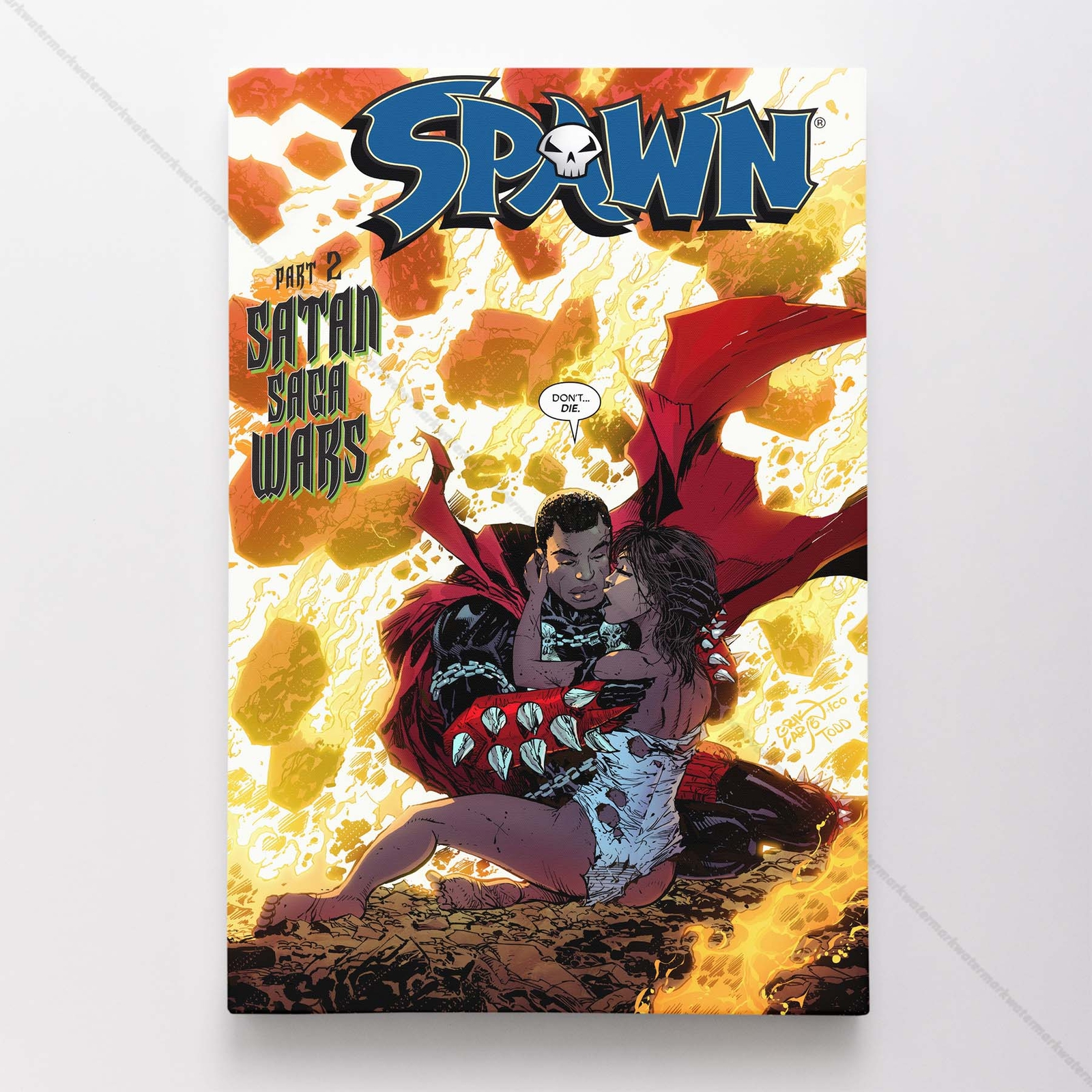 Spawn 260 Poster Canvas Comic Book Cover Art Print #A