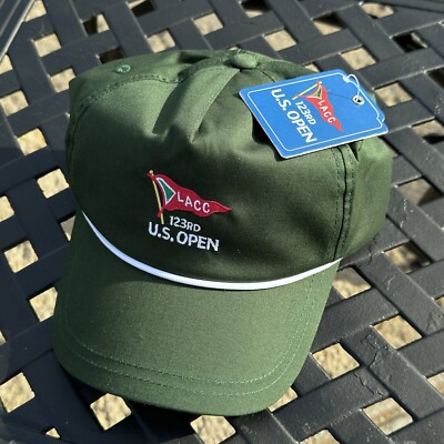 NWT 2023 LACC Los Angeles LA Country Club 123rd US Open Men's Rope Hat Cap