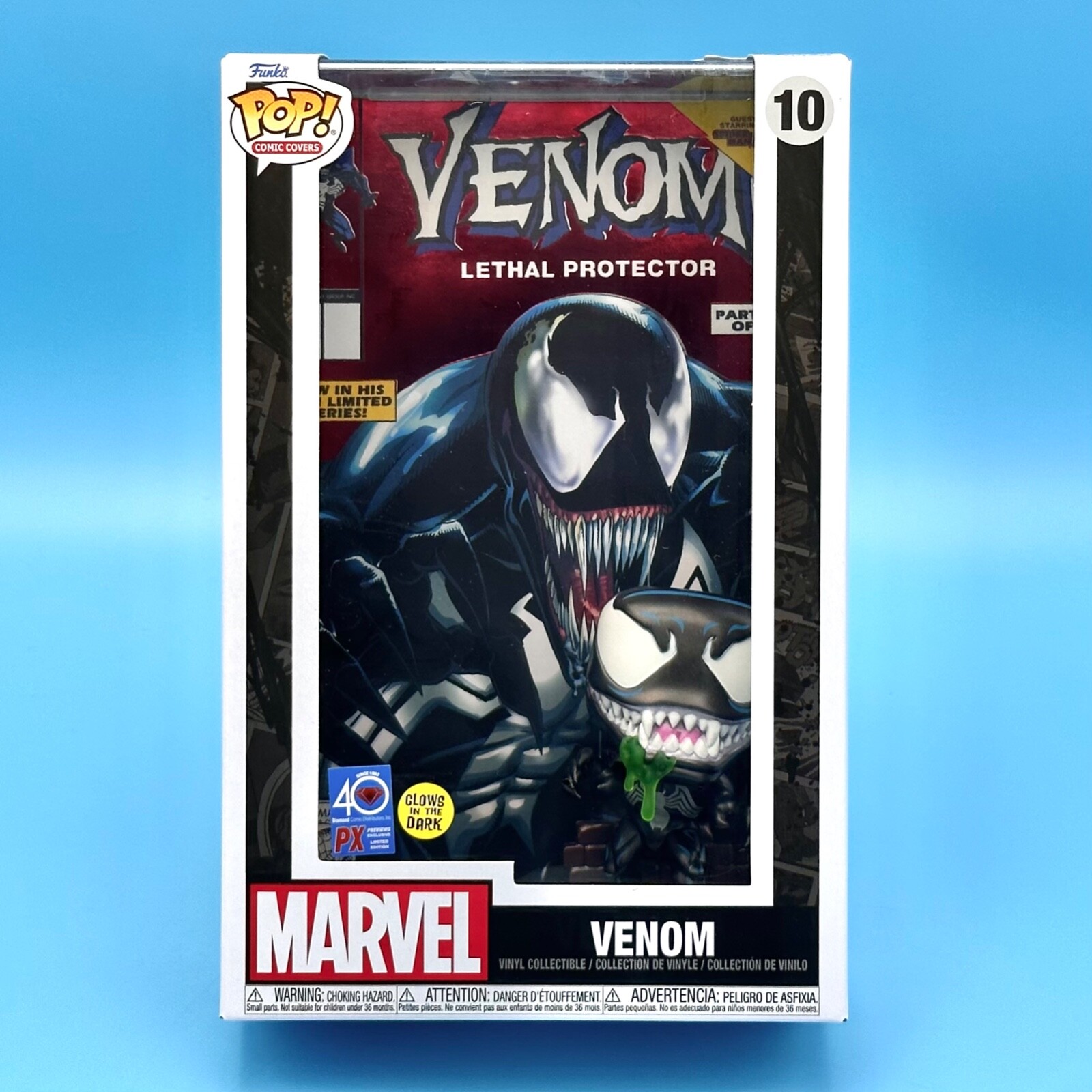 アメコミ Funko POP! Venom Lethal Protector #10 Funko POP! Comic Covers Venom Lethal Protector Vinyl Figure