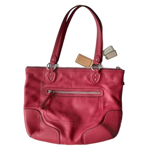 COACHバッグ Coach 23465 Signature Canvas Weekend Zip Top Tote Bag Purse