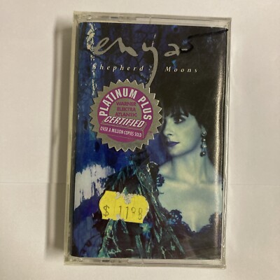Enya - Shepherd Moons Cassette Tape Factory Sealed Hype Sticker