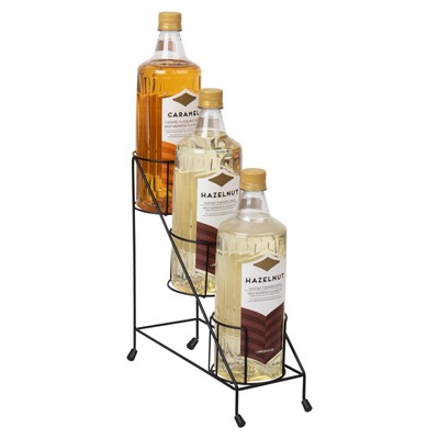 Mind Reader Coffee Syrup Station, Bar 4.25''L x 14''W x 10.75''H, Black 