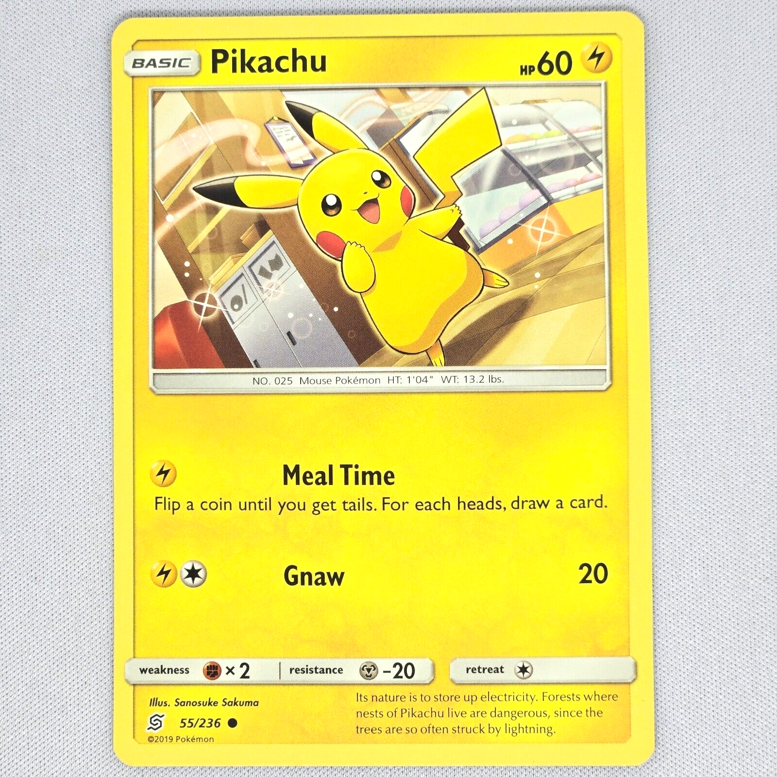 Pikachu 55/236 Unified Minds Non Holo Common Pokemon Card
