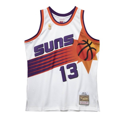

Мужская футболка Mitchell - Ness NBA SWINGMAN - SUNS 1996 STEVE NASH, Белый