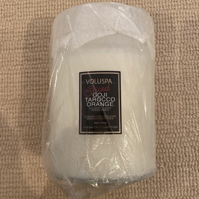 Voluspa Spiced Goji Tarocco Orange Limited Edition Large Jar Candle 18 oz