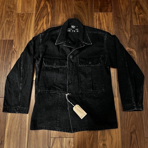 ジャケット・アウター orSlow US ARMY M43 BLACK DENIM JACKET $_12.JPG?set_id=880000500F