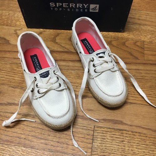 Sperry Cruiser Gold Sparkle Top-Sider New In Box Shoes Girls 1.5M