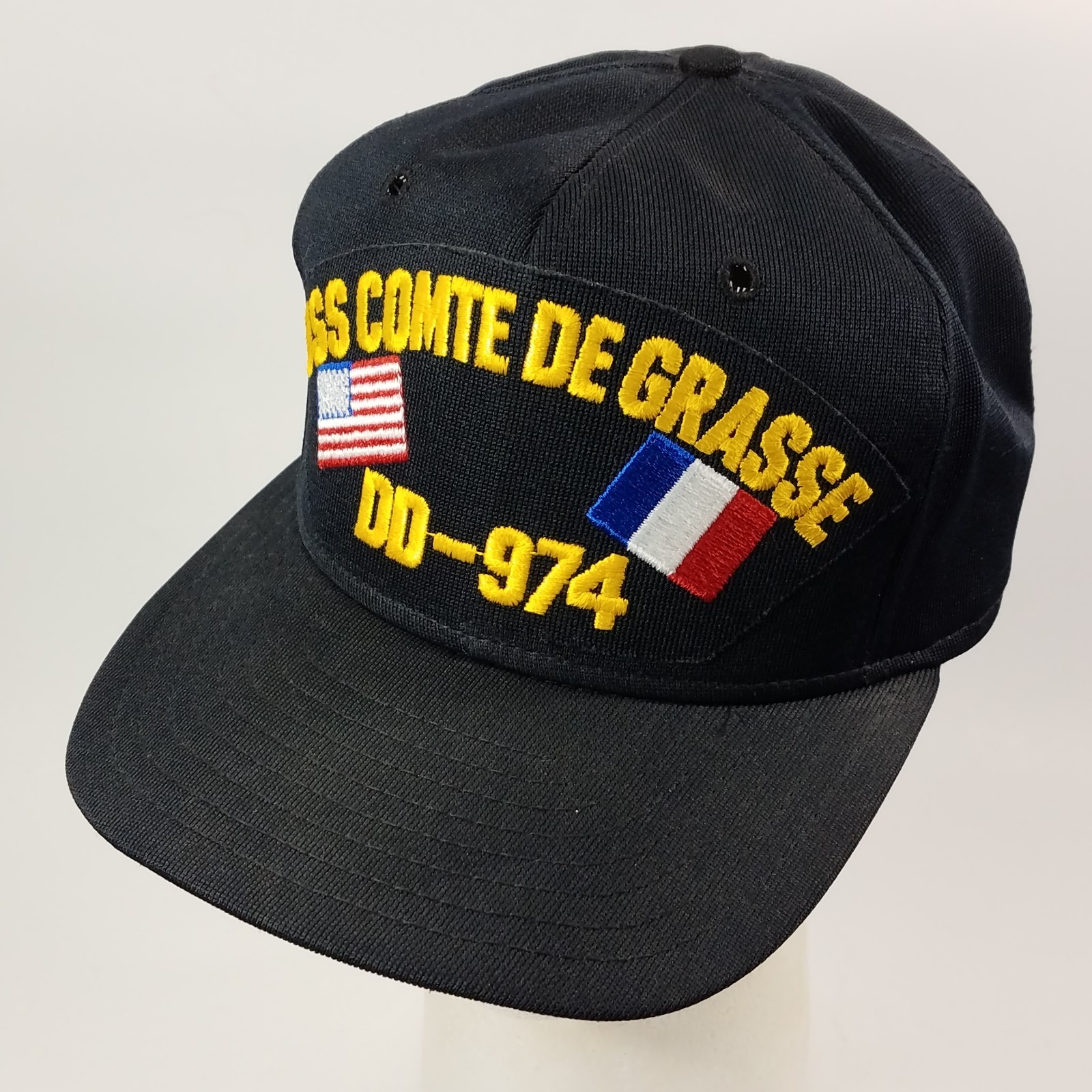 USS Comte De Grasse DD-974 Hat USN Ship Made In USA