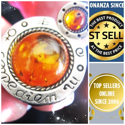 Amber Sterling Necklace Vita Nova New Life Extreme Magick 7 Scholars Cassia4
