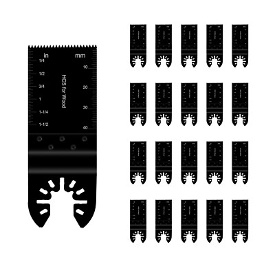 20/50pc Oscillating Multi Tool Saw Blades Wood Soft Metal Cutter For Dewalt Fein