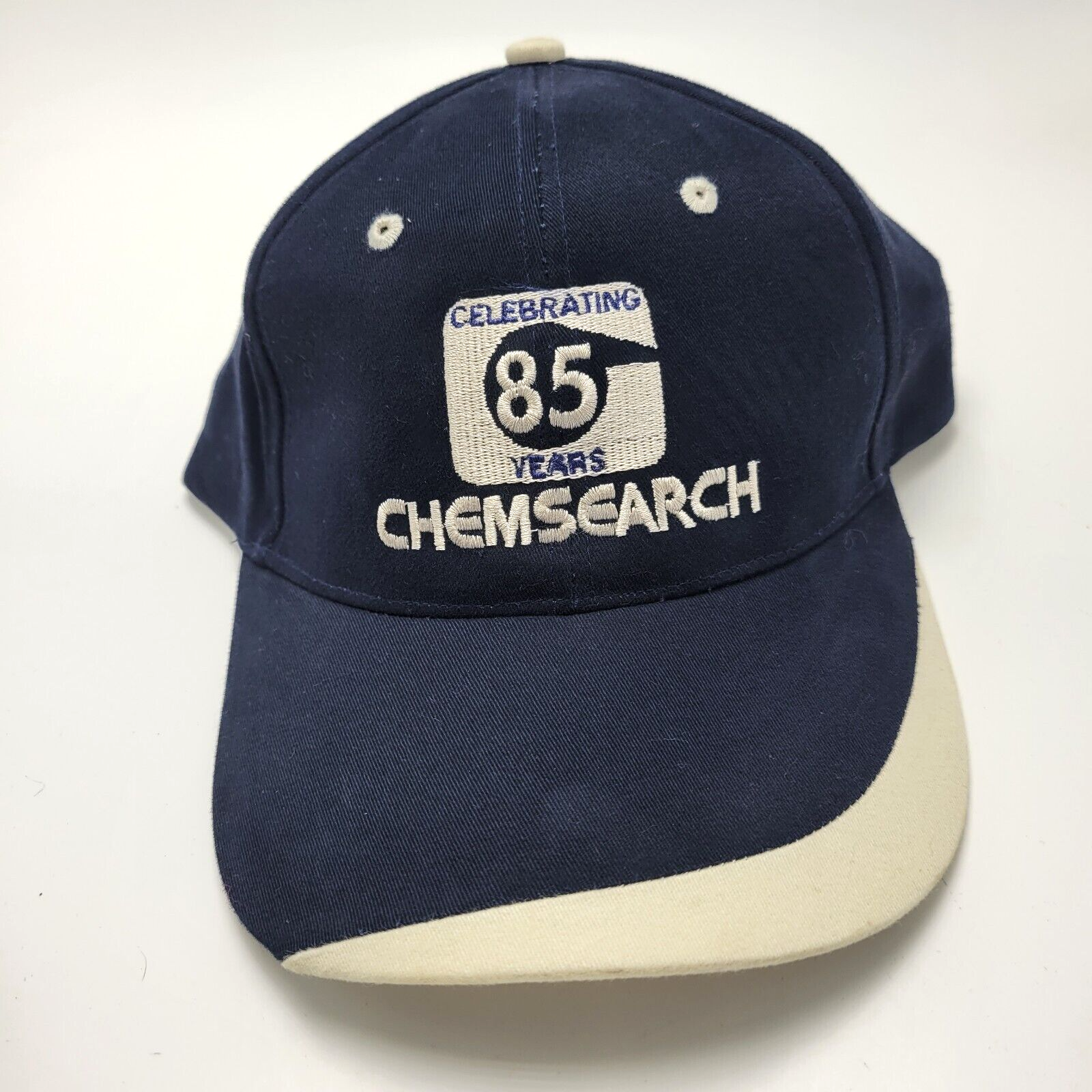 Chemsearch 85 Years Celebration Farm Hat Cap Blue Adult Used