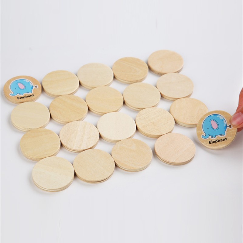 Memory Game Card Matching Game Board Memory Match Game for Kids 4-8
