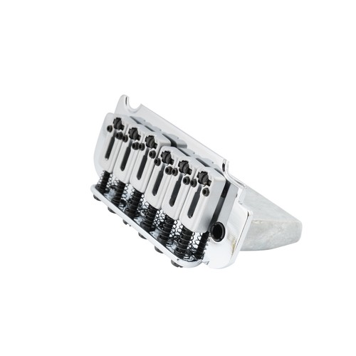 Musiclily Pro Chrome 54mm Roller Saddles 2-Point Tremolo Bridge For Strat Guitar