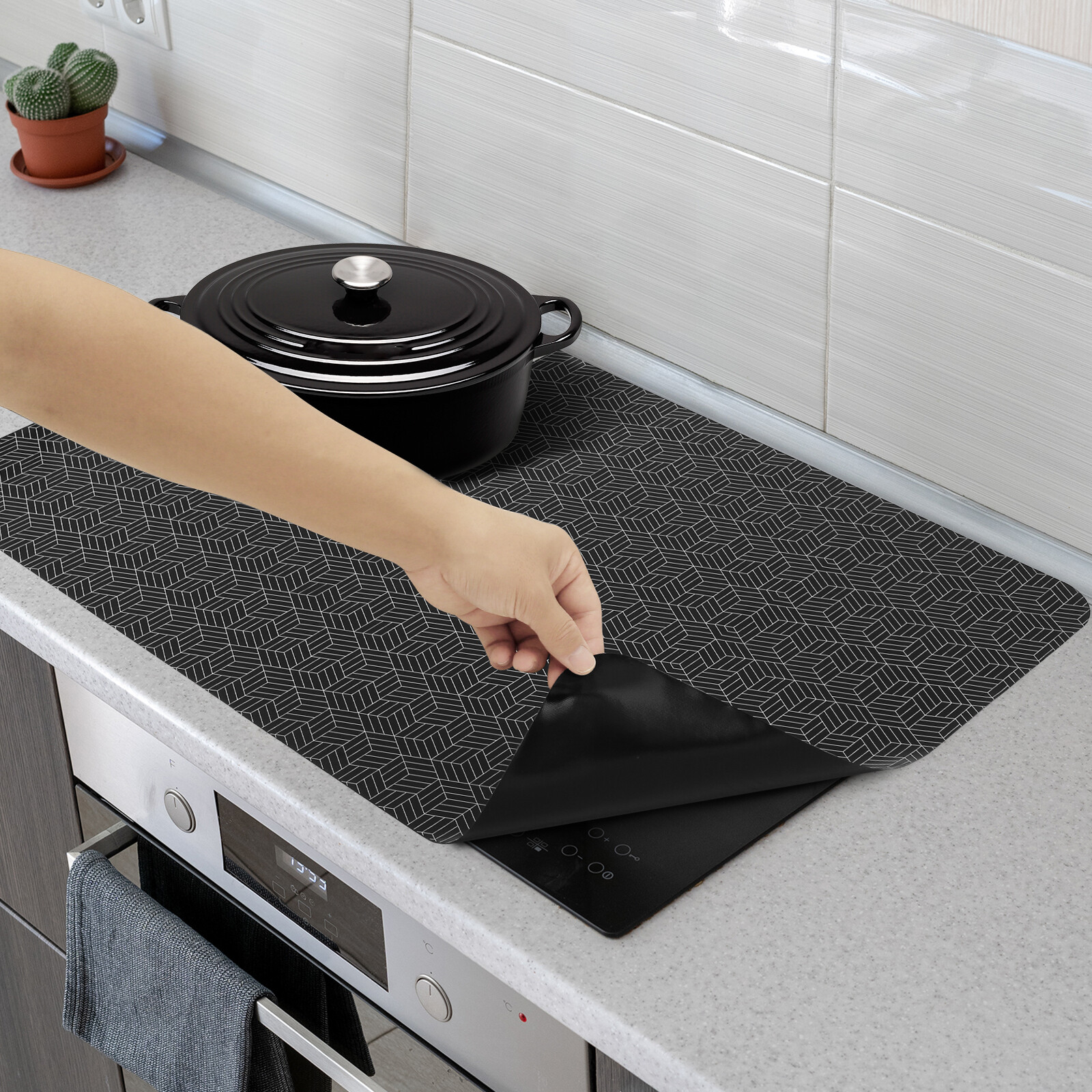 Induction Cooktop Mat Silicone Induction Cooker Covers Heatresistant