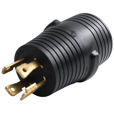Leisure Cords 30AMP 4 Prong Nema 14-30P-14-50R 50AMP Generator Adapter Plug RV