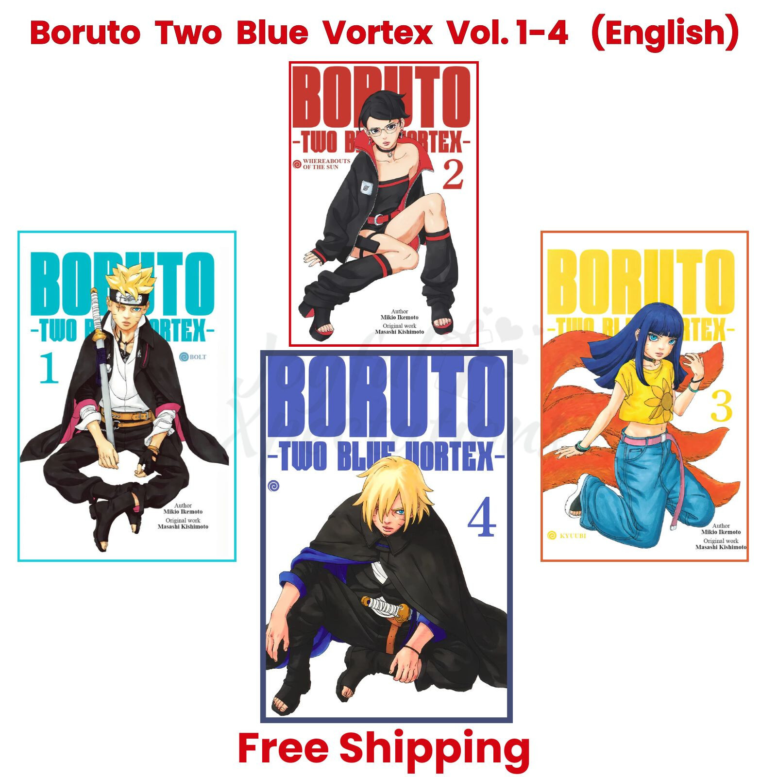 Boruto: Two Blue Vortex Manga Vol 1-4 SINGLE/FULL SET