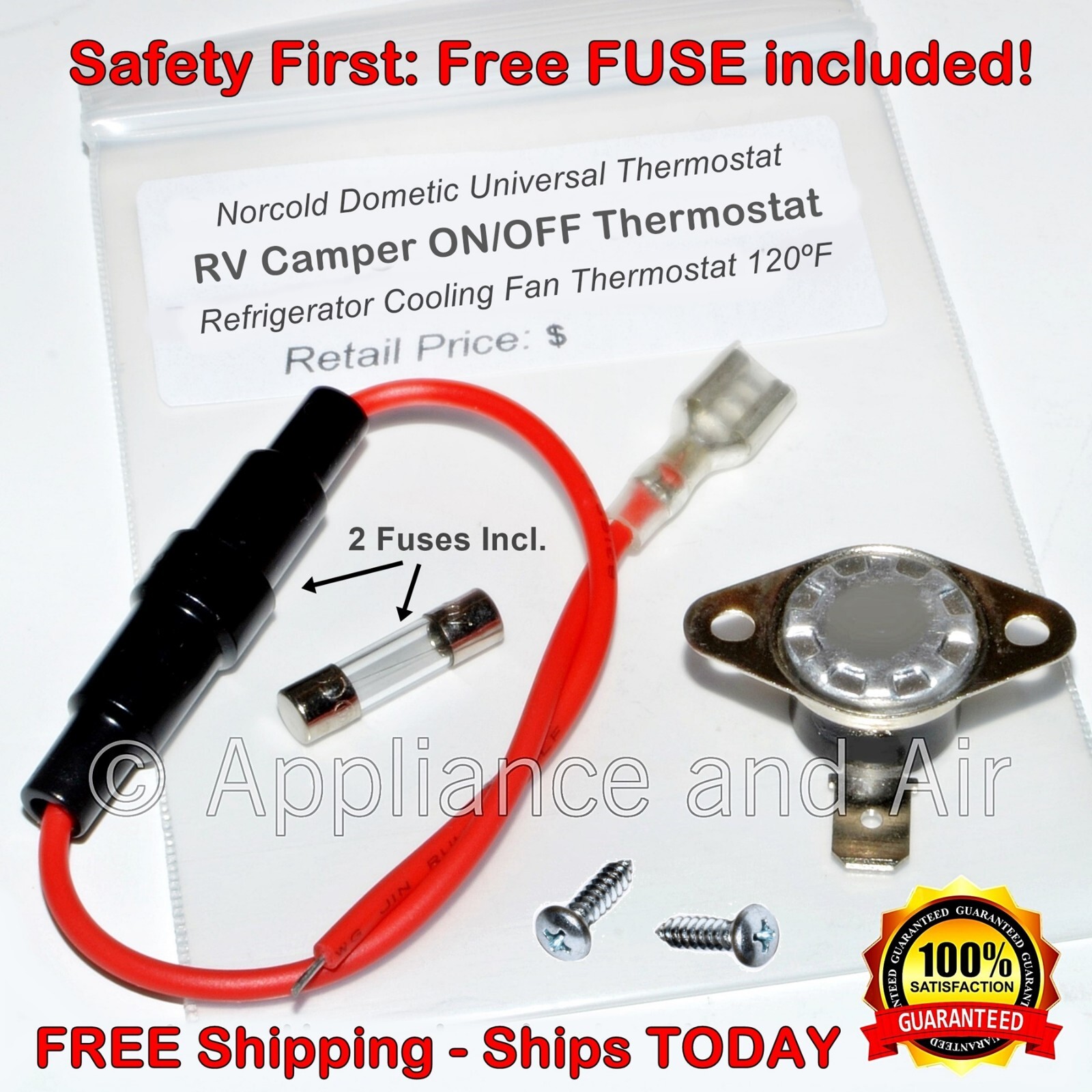 NOCOLD 638278 KIT SEVICE FAN TSTAT - EBay