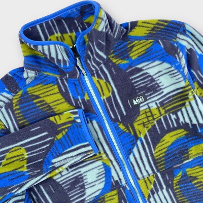REI Co-op Trailmade Jacket Womens Small Dawn Patrol Blue Full Zip Fleece 2024