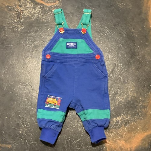 Vtg 80s 90s Oshkosh B'gosh Union Made Multi Colorblock