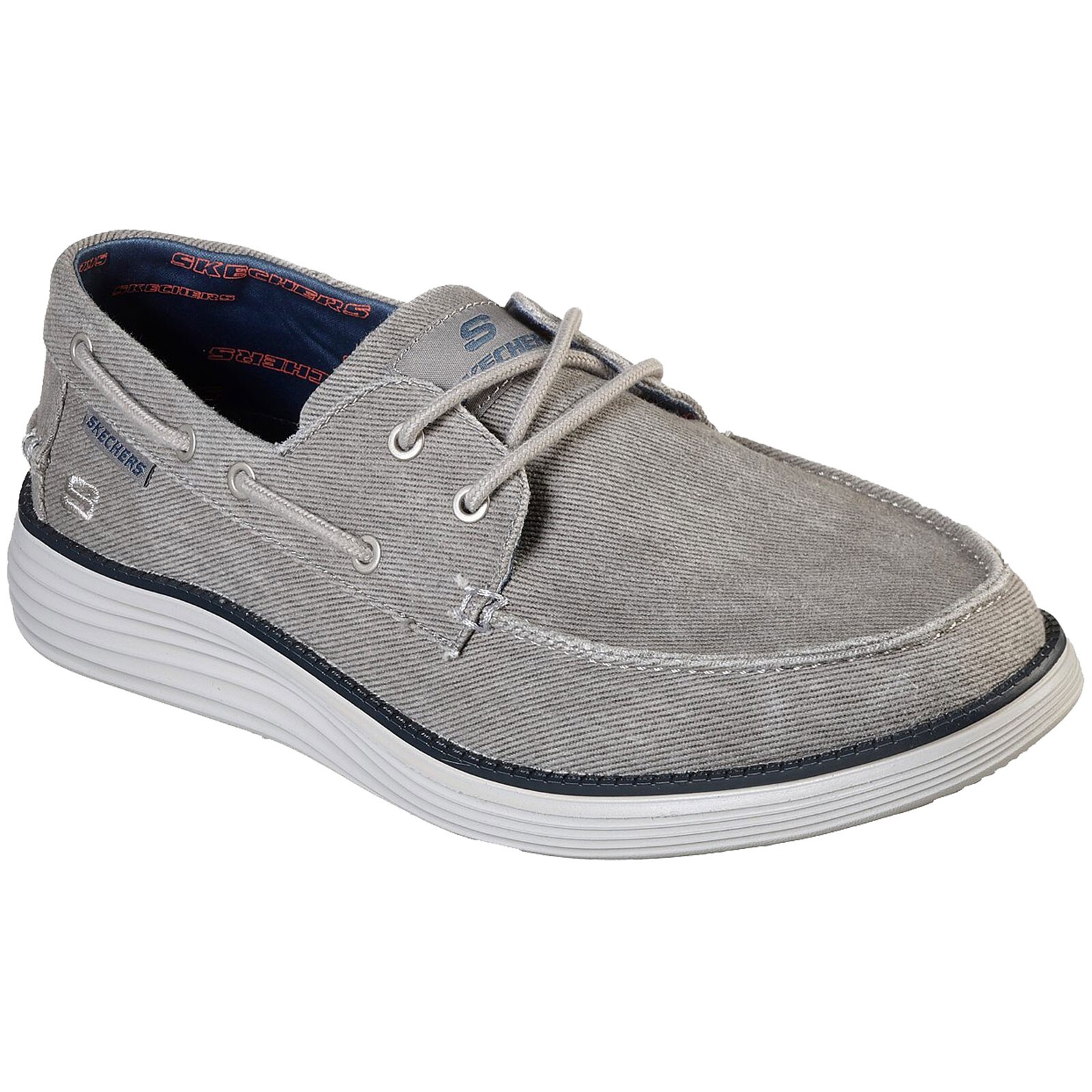 skechers boots hombre gris