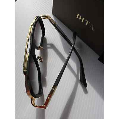 Pre-owned Dita Lxn-evo Dts403-a-01 Matte Black Gold Gray Gradient Lens Sunglasses Authenti