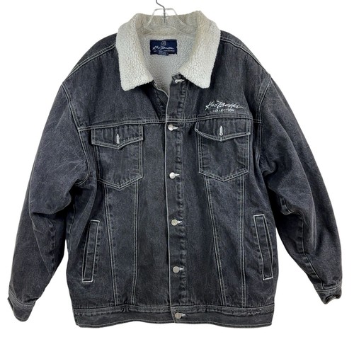 ◆BADBLOOD◆ Embossed B Denim Trucker Jacket Black w-jkt24-0 MUE, exclusive distributor of BADBLOOD | Embossed B denim