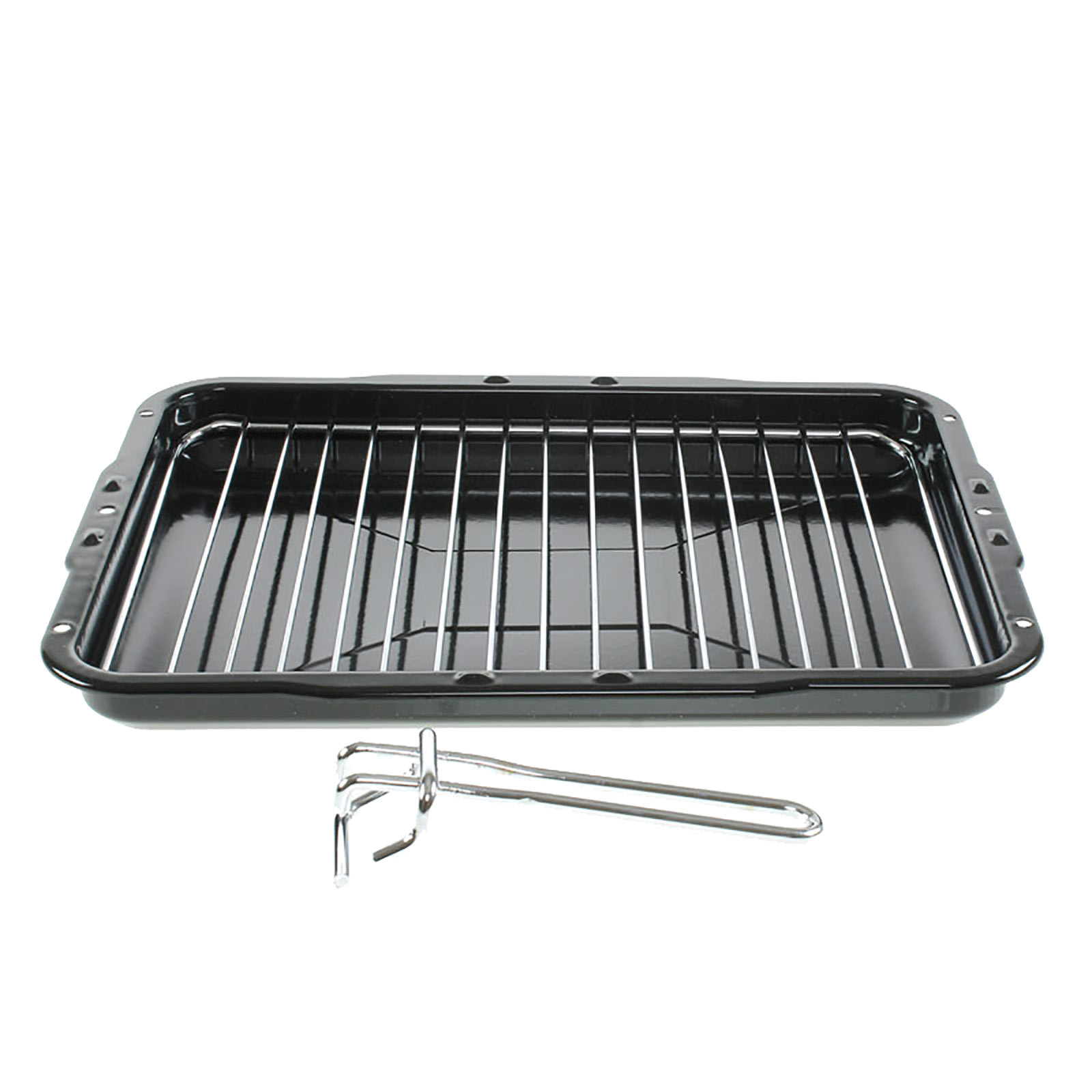 Universal Cooker Oven Grill Pan Assembly With Rack & Handle 386mm x