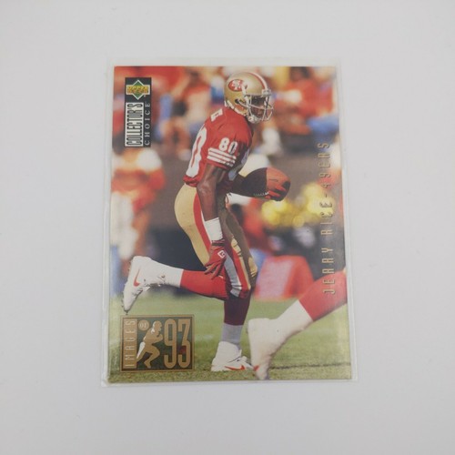 1993 upper deck jerry rice Collectors Choice Card #45 Images