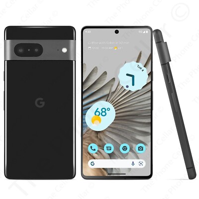 Unlocked Google Pixel 7 GA03923-US 6.3  AMOLED 128GB WiFi NFC 5G Obsidian Black