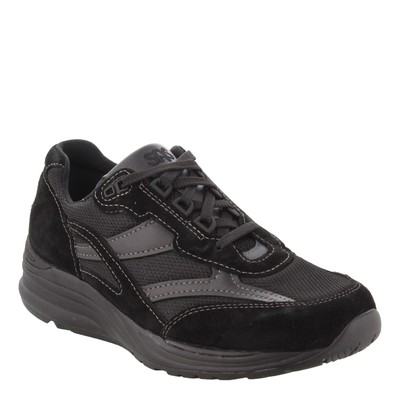 Pre-owned Sas Men's , Journey Mesh Walking Shoe Journeymesh Blk Black Leather Mesh