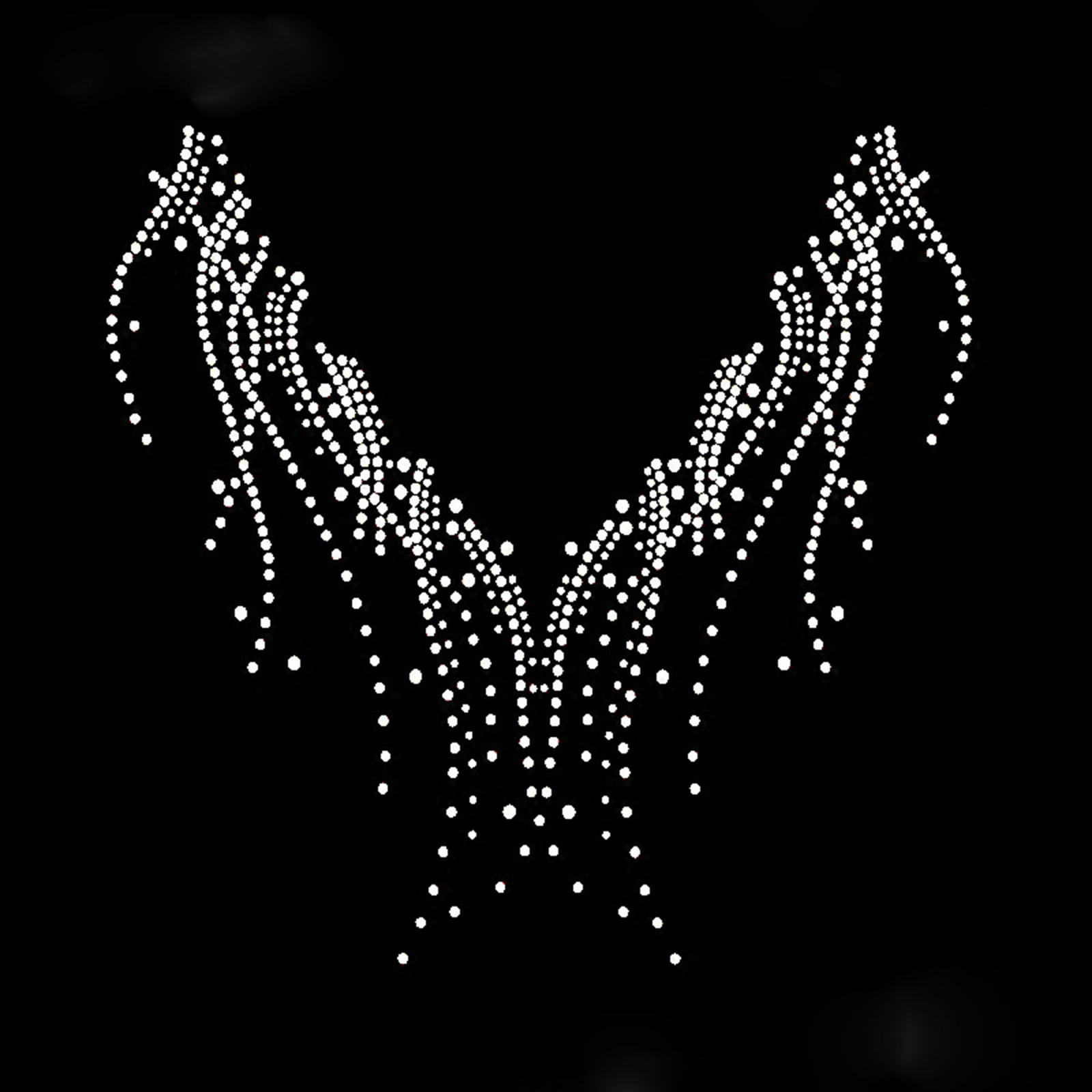 MAYJOYDIY Blauer Pfau Strass-Transfer – Elegante Bügelapplikation Für Kleidung & Accessoires
