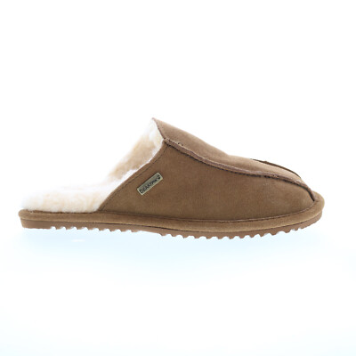 Мужские шлепанцы Bearpaw Pierre 2538M-220 из коричневой замши без шнуровки, шлепанцы-мюли