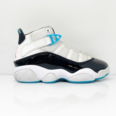 Nike Boys Air Jordan 6 Rings CK0026-100 Белые баскетбольные кроссовки Кроссовки 11C