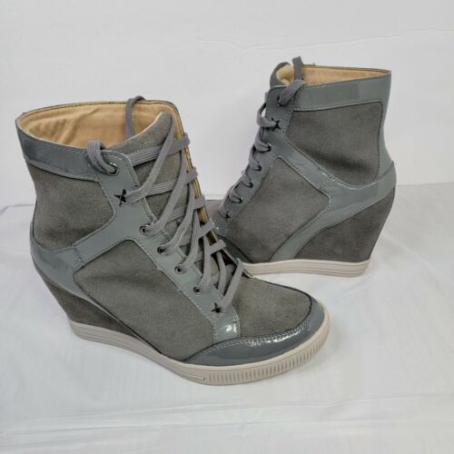 Skechers SKCH 3 Gray Hidden Wedge Heel Sneakers Women's Size 6.5 eBay