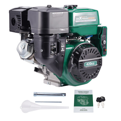 4 Stroke Electric Start Engine Motor Gasoline 15HP 420cc Log Splitter Go-Kart