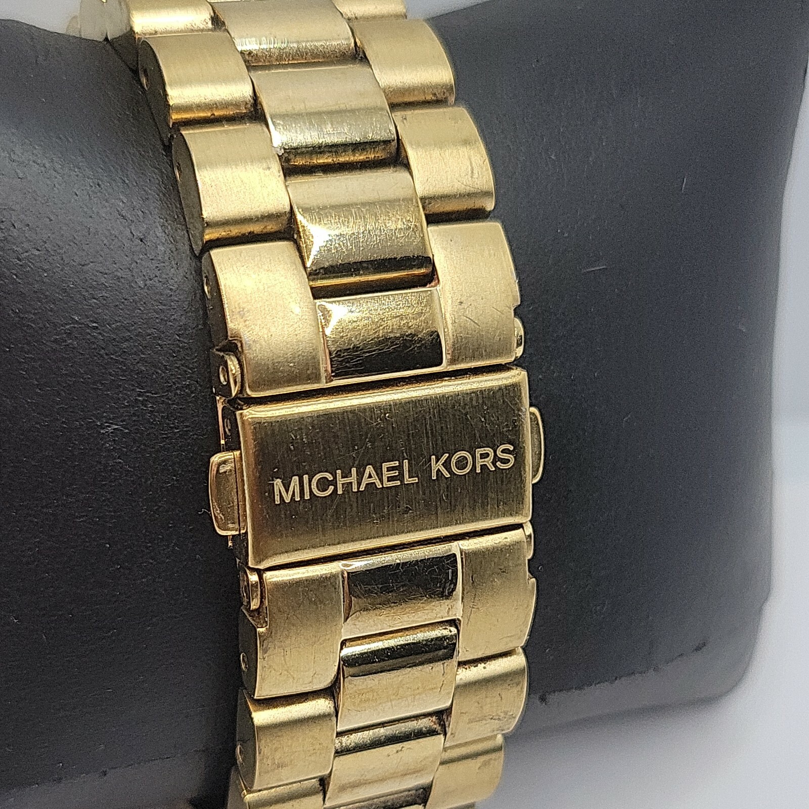 Michael Kors MK5055 Unisex Stainless Steel Analog Gold