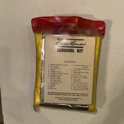 1972 EDDIE BAUER survival Kit . One Of A Kind, Unable To Get Anywhere ￼￼